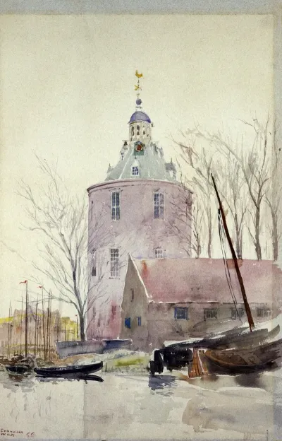 Tower At Enkhuisen Holland