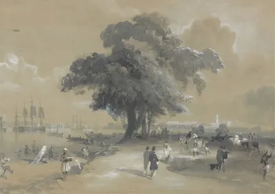 Town And Port Of Calcutta