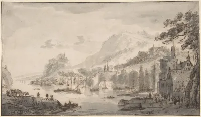 Town By A Large Body Of Water