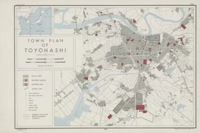 Town Plan Of Toyohashi