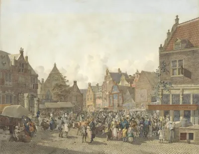 Town Square With Fair