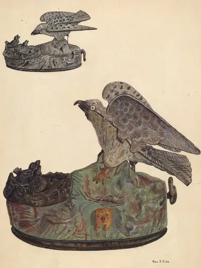 Toy Bank Bird