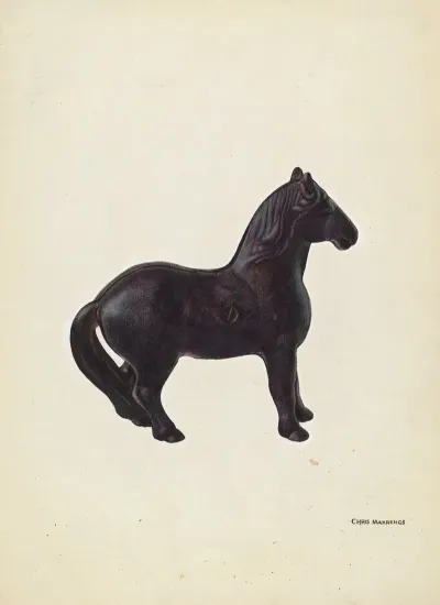 Toy Bank Horse