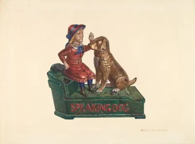 Toy Bank Speaking Dog
