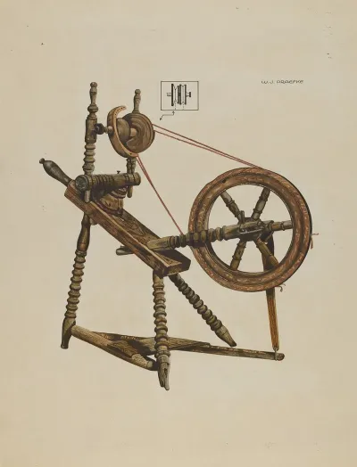 Toy Spinning Wheel
