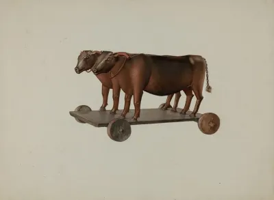 Toy Yoke Of Oxen