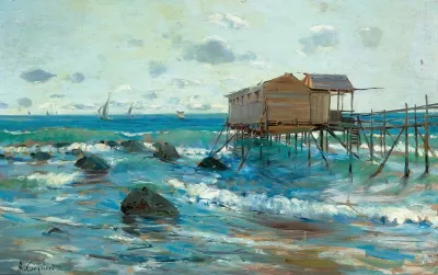 Trabucco On The Coast Of The Adria