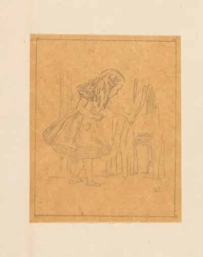 Tracing Of Alice Looking For The Door