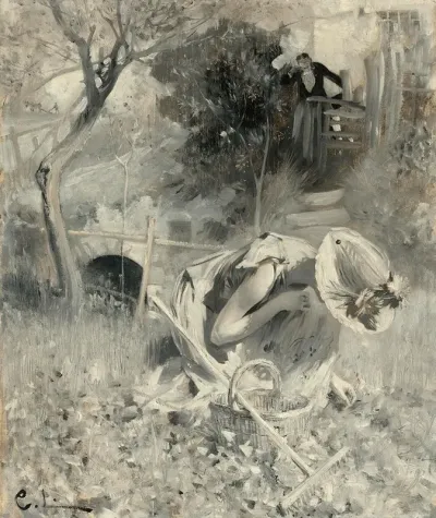 Tradgardsidyll Garden Idyll