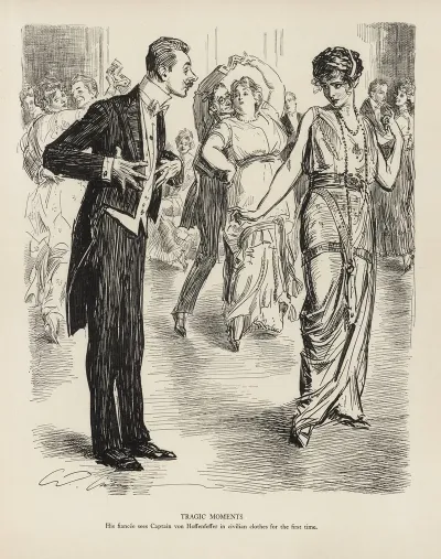 Tragic Moments His Fiance Sees Captain Von Hoffenfeffer In Civillian Clothes For The First Time