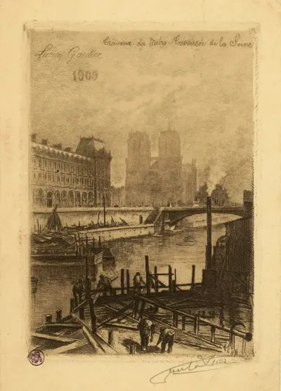 Travaux Dans Le Metro Traversee De La Seine