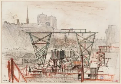 Travaux Du Metro Entre Le Pont Au Change Et Le Pont Notre Dame 2