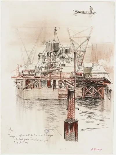 Travaux Du Metro Entre Le Pont Au Change Et Le Pont Notre Dame 5