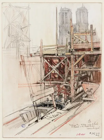 Travaux Du Metro Entre Le Pont Saint Michel Et Le Petit Pont 5