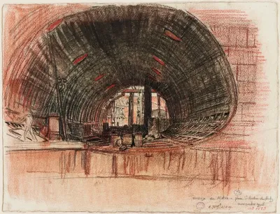 Travaux Du Metro Place Saint Andre Des Arts