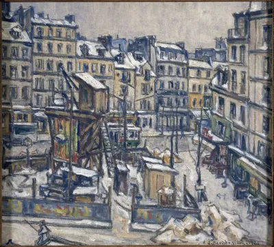 Travaux Du Metropolitain A Langle De La Rue Du Faubourg Saint Antoine Et De La Rue De Reuilly