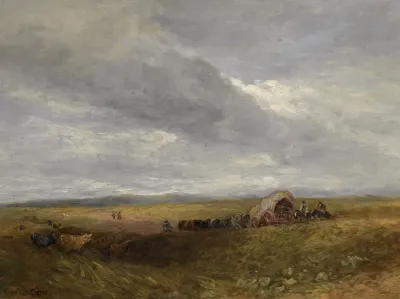 Travellers In A Landscape