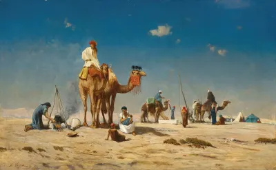Travellers In The Desert