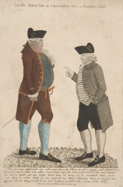 Travells Eldest Son In Conversation With A Cherokee Chief