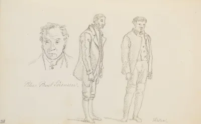 Tre Figurstudier