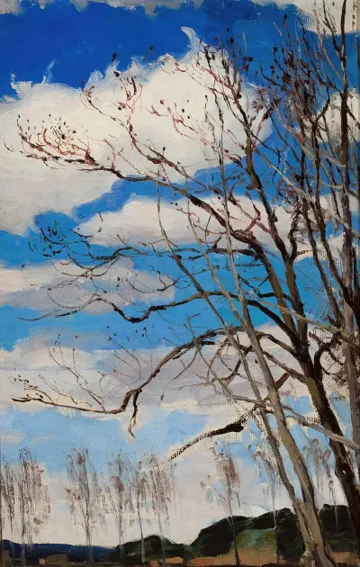 Trees Against The Sky