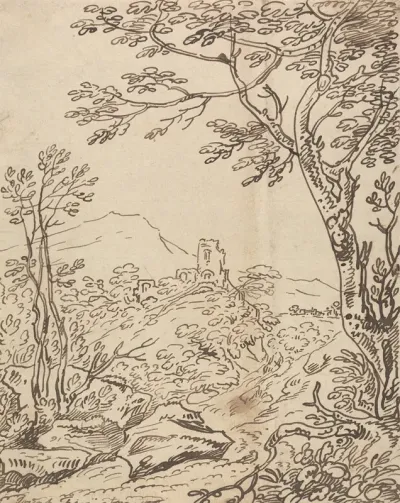 Trees And A Distant Castle
