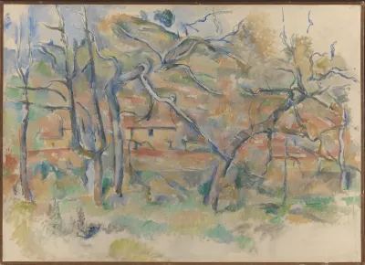 Trees And House Provence