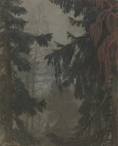 Trees At Hvittrask