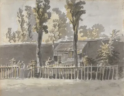 Trees Before A House