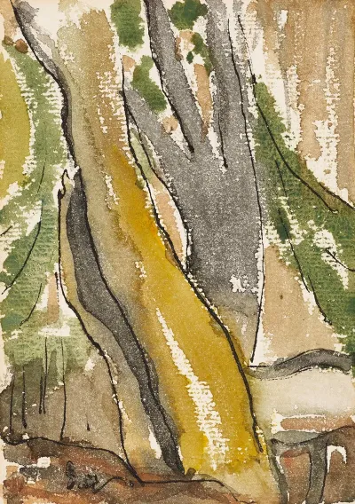 Trees Behind The House