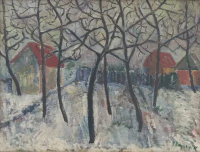 Trees In A Garden