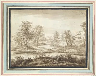 Trees In A Marshy Land