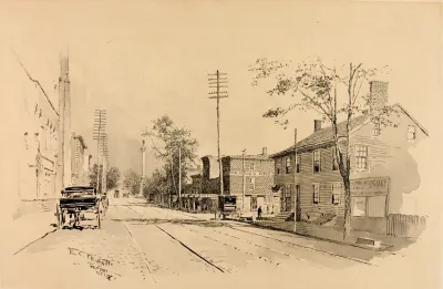 Trenton Old King Street Looking From Hessian Headquarters