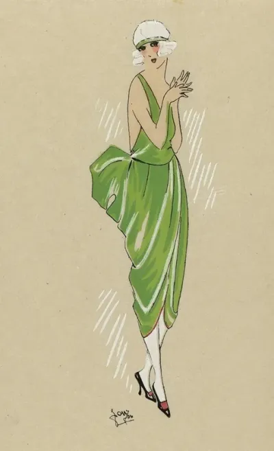 Tres Parisien 1921 1922 Emeraude La Blonde Parysis