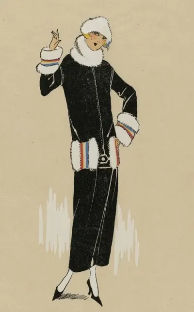 Tres Parisien 1923 No 1 Creation Jeanne Lanvin