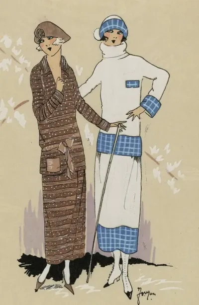Tres Parisien 1923 No 1 Les Tricots De Luxe De Eres