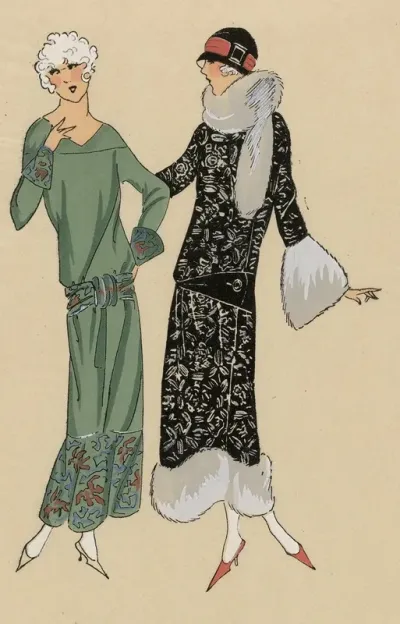 Tres Parisien 1923 No 10 10 Amitie Tres Jolie Cette Robe