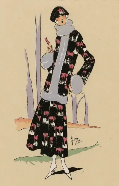 Tres Parisien 1923 No 10 6 Matinale Voici Un Tailleur Pratique