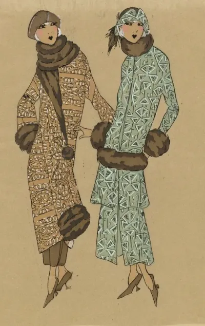 Tres Parisien 1923 No 11 17 Auteuil Ce Manteau Droit