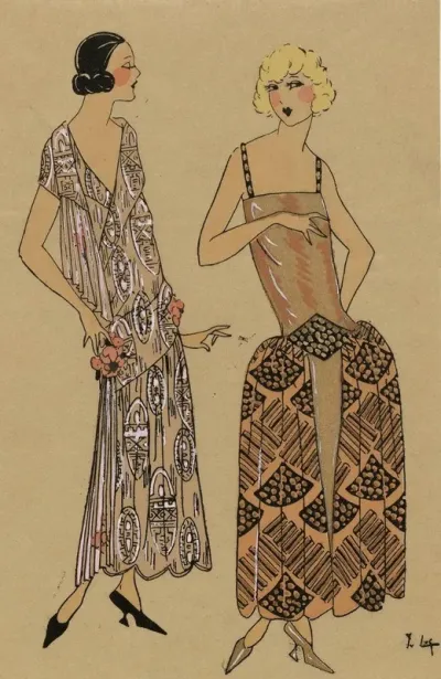 Tres Parisien 1923 No 11 2 Georgine Originales Et Jolies
