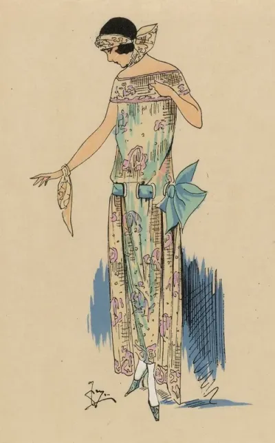 Tres Parisien 1923 No 2 Dentelle De Racine
