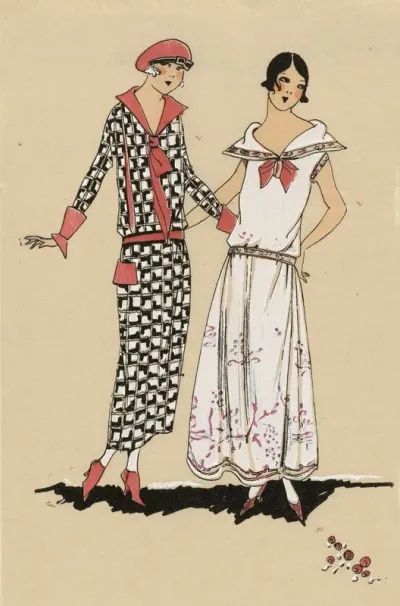 Tres Parisien 1923 No 2 Tissus De Chez Racine