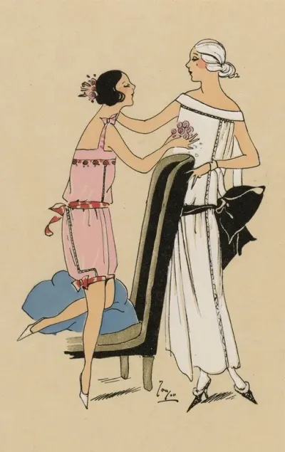 Tres Parisien 1923 No 2 Tissus De Jerseris Sans Facon