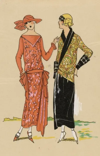 Tres Parisien 1923 No 2 Tissus Et Rubans De A Prevost Cie