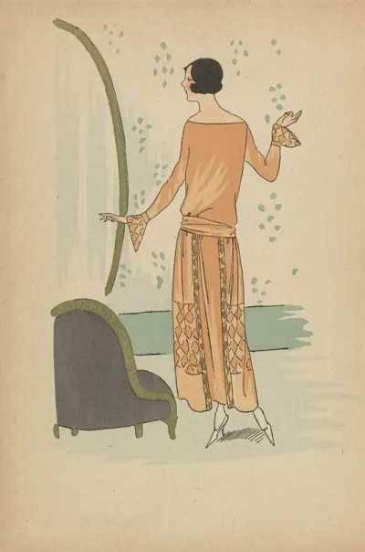 Tres Parisien 1923 No 3 Creation Doucet Capucine