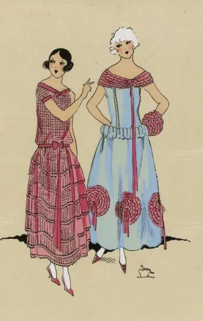 Tres Parisien 1923 No 4 16 Pour Danser 1 Jolie Robe De Crisseldy