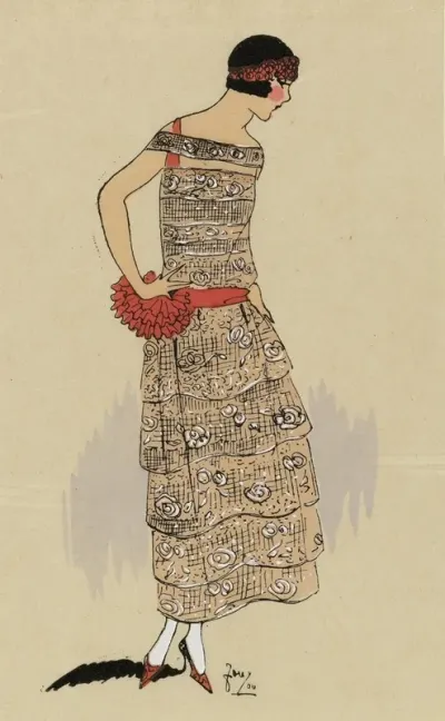 Tres Parisien 1923 No 4 4 Longchamp Cette Jolie Robe