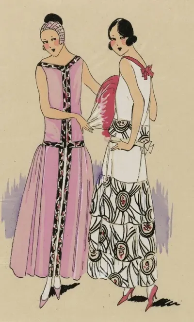 Tres Parisien 1923 No 5 15 Armenonville 1 Une Robe Du Soir