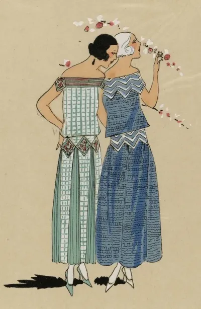 Tres Parisien 1923 No 5 3 Fleurs Embaumees 1 Une Robe