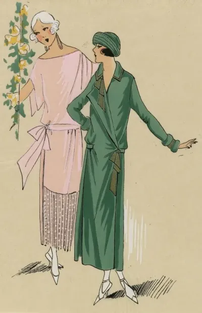 Tres Parisien 1923 No 5 6 Visite Au Jardin